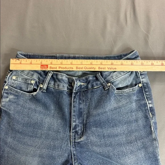 J for Justify/ Juniors/ Blue wash denim jeans/ size 3 - Picture 2 of 14